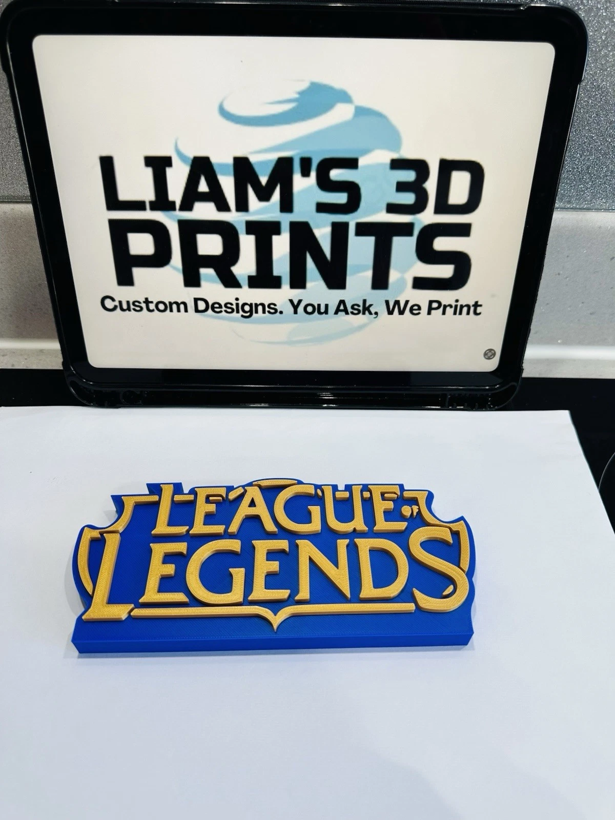 Decorative League of Legends LoL Game Room Sign Display Logo