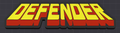 Decorative Original Defender Gaming logo Retro Sign Display