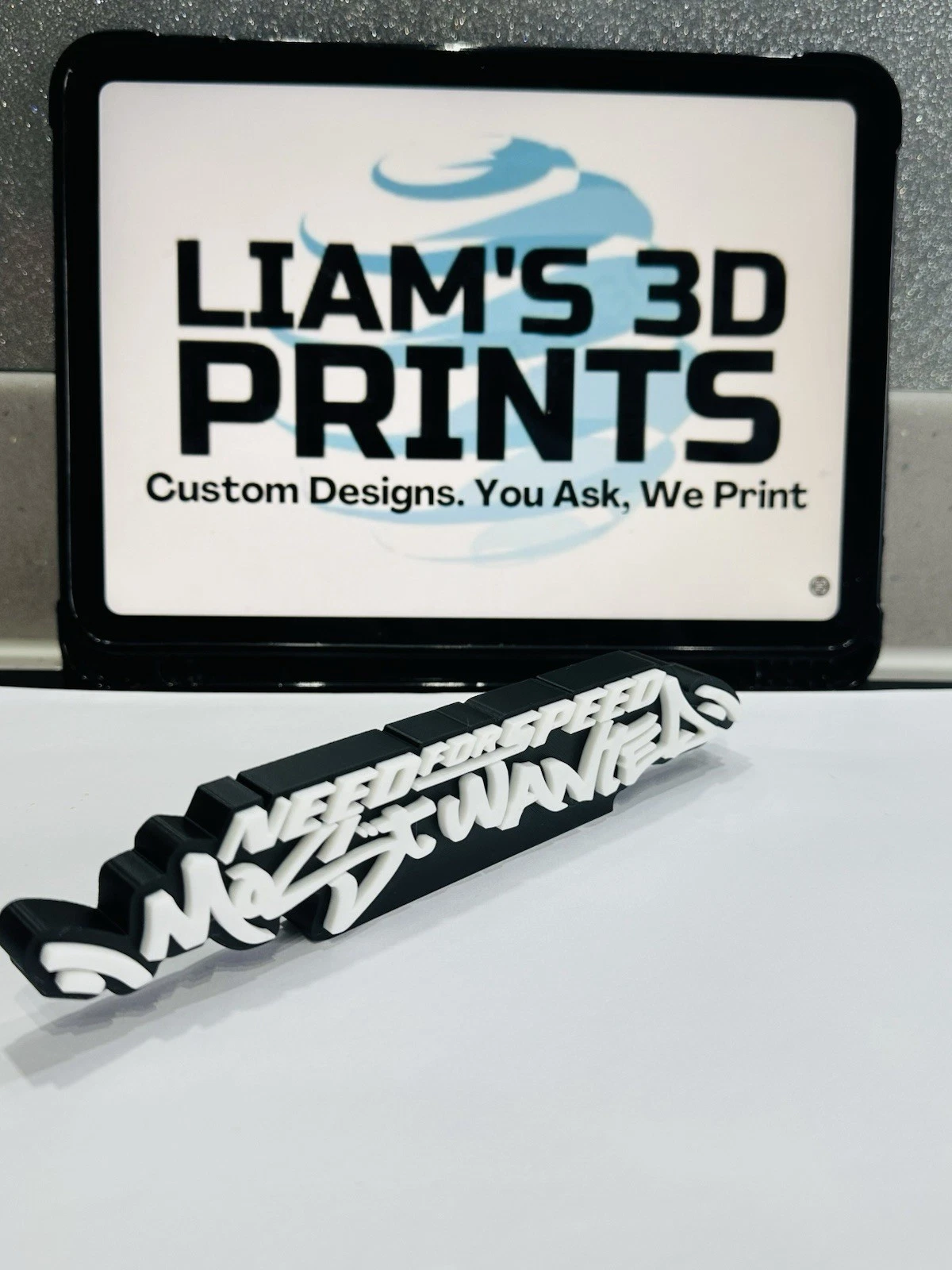 Decorative Need For Speed Most Wanted Game Room Sign Display Logo Pops