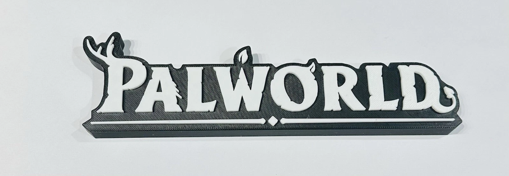 Decorative Palworld Game Room Sign Display Logo Pops