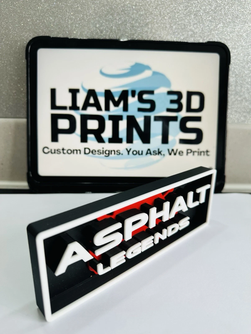 Decorative Asphalt Legends Video Game Logo Sign Display Cinema s17.5cm L22cm