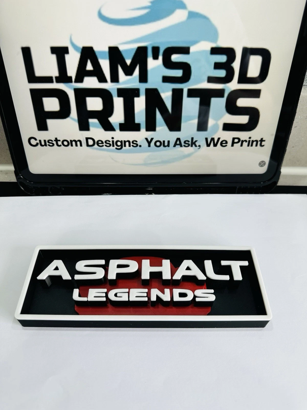 Decorative Asphalt Legends Video Game Logo Sign Display Cinema s17.5cm L22cm