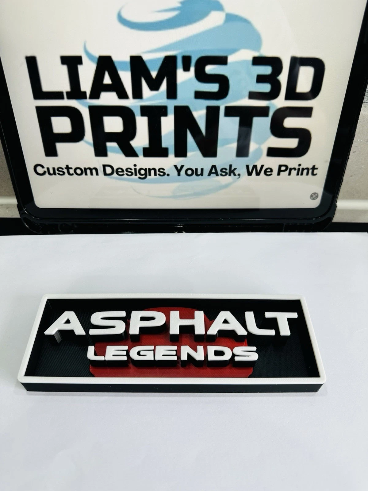 Decorative Asphalt Legends Video Game Logo Sign Display Cinema s17.5cm L22cm