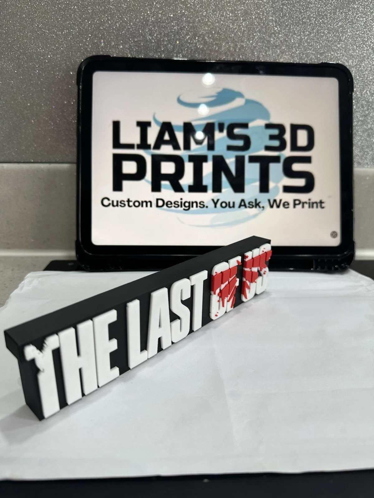 Decorative Last Of Us Game Franchise Logo Self Standing 3D Print