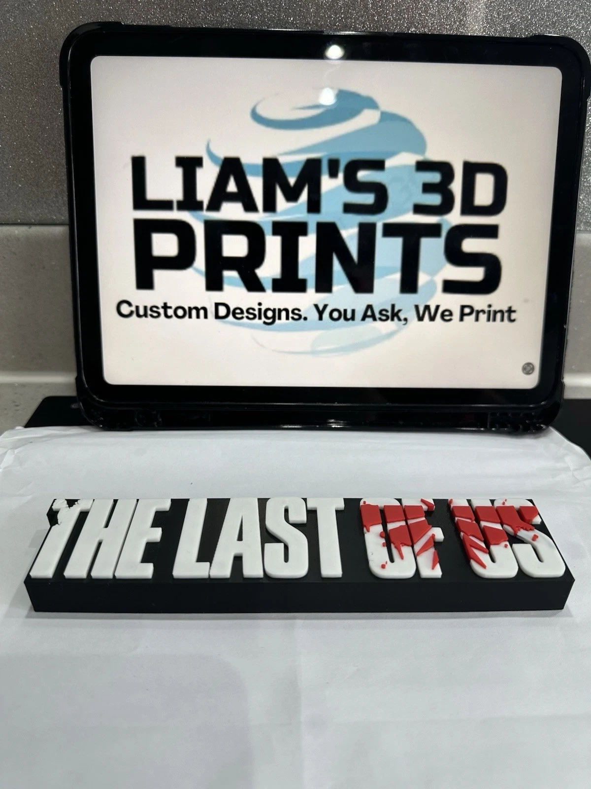 Decorative Last Of Us Game Franchise Logo Self Standing 3D Print