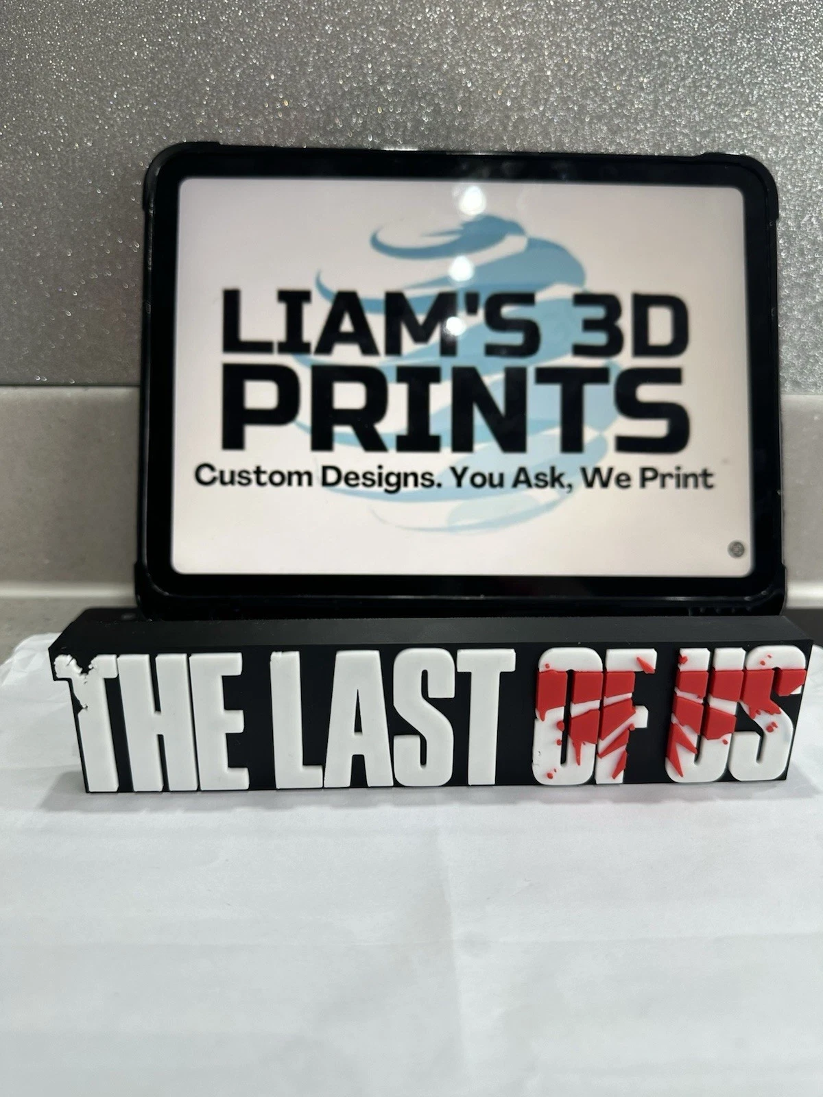 Decorative Last Of Us Game Franchise Logo Self Standing 3D Print