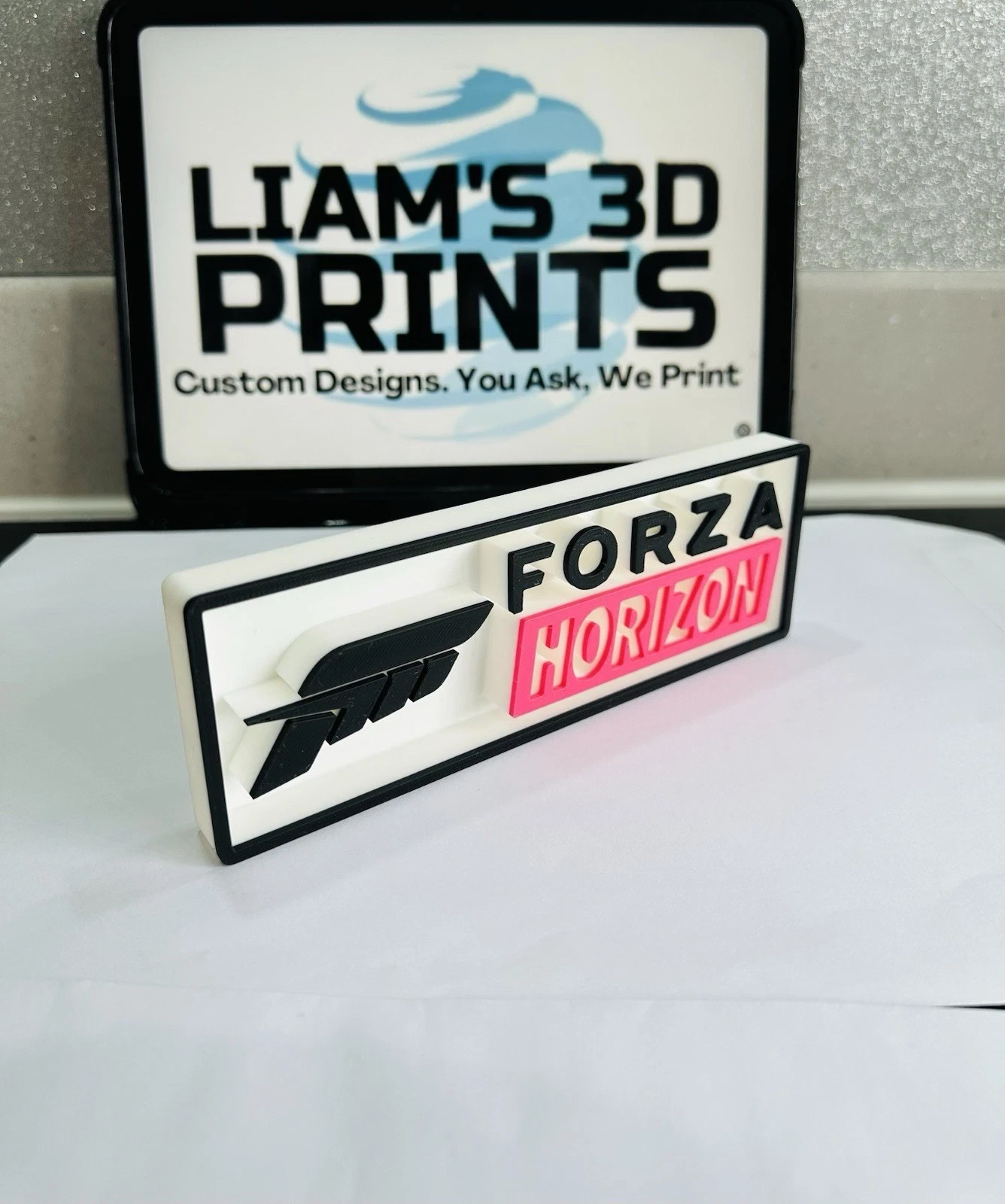 Decorative Forza Horizon Game Film Logo Box Sign Display 3D Print 2 Sizes