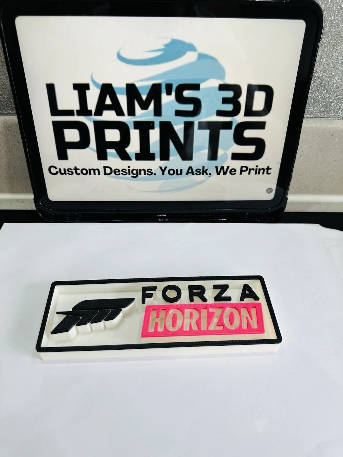 Decorative Forza Horizon Game Film Logo Box Sign Display 3D Print 2 Sizes