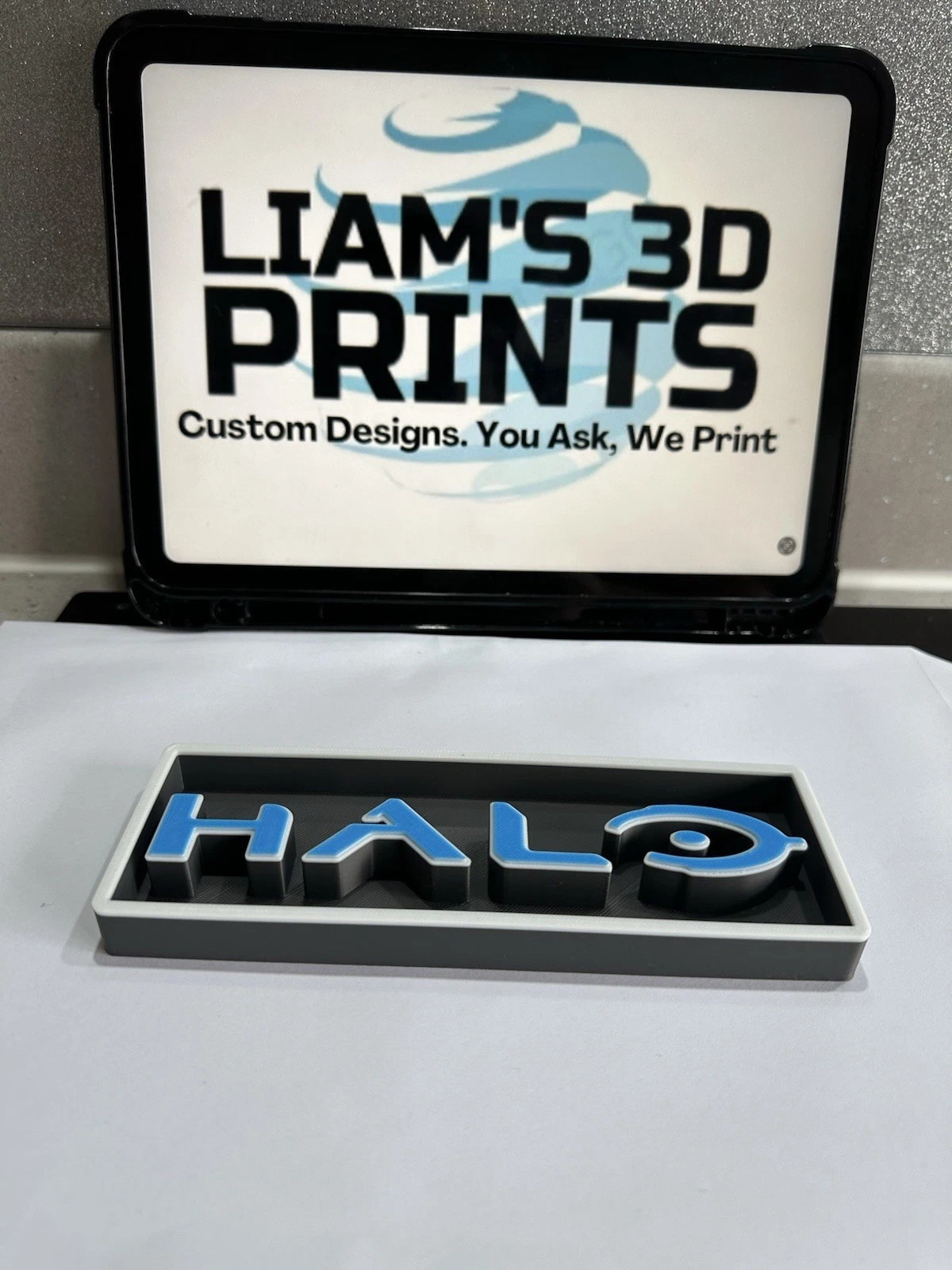 Decorative The Halo Game Film Logo Sign Display Cinema small 17.5cm Large 22cm