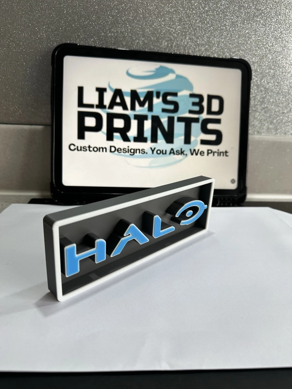 Decorative The Halo Game Film Logo Sign Display Cinema small 17.5cm Large 22cm