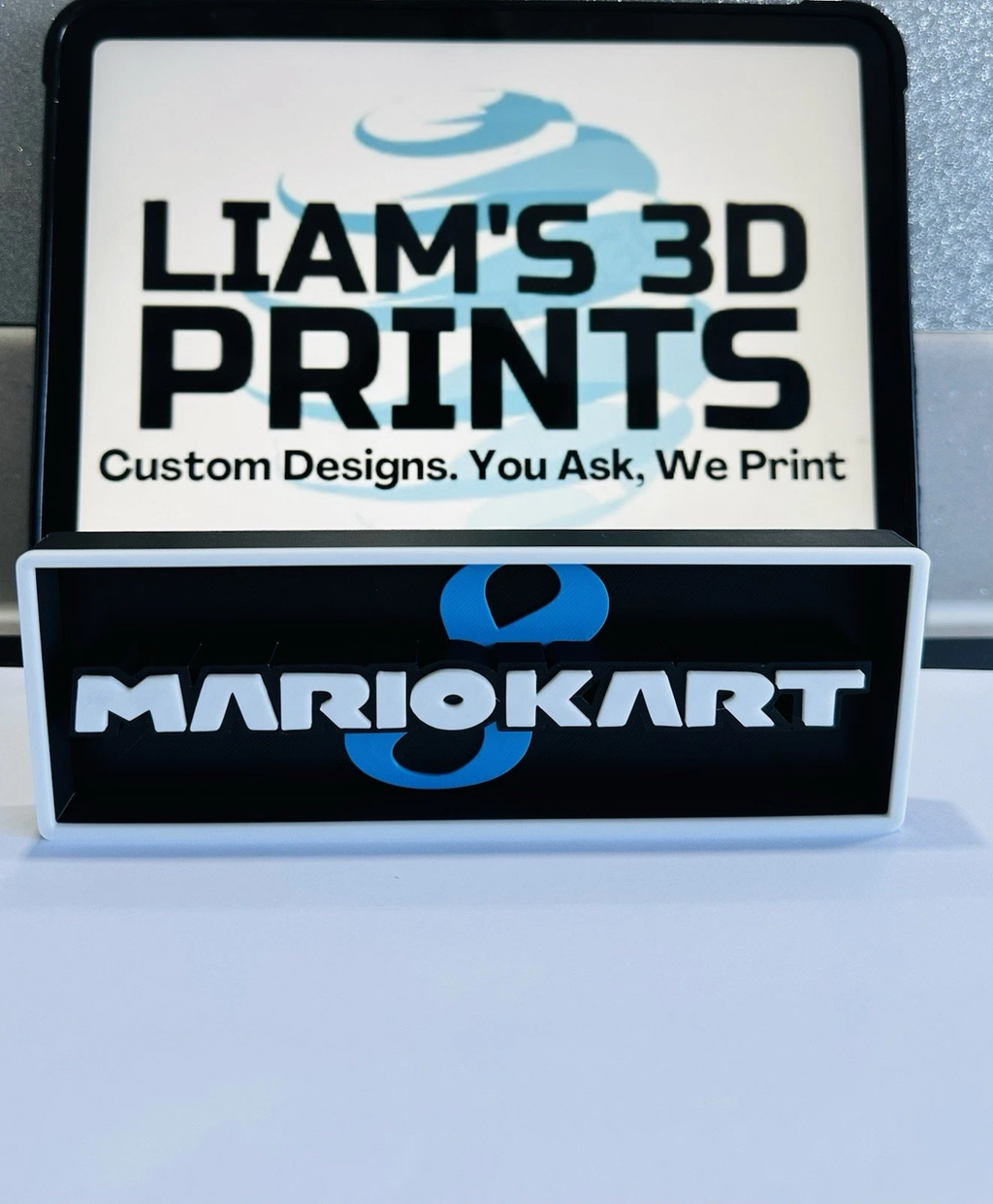 Decorative Mario Kart 8 / 7 logo Sign Display Cinema small 17.5cm Large 22cm