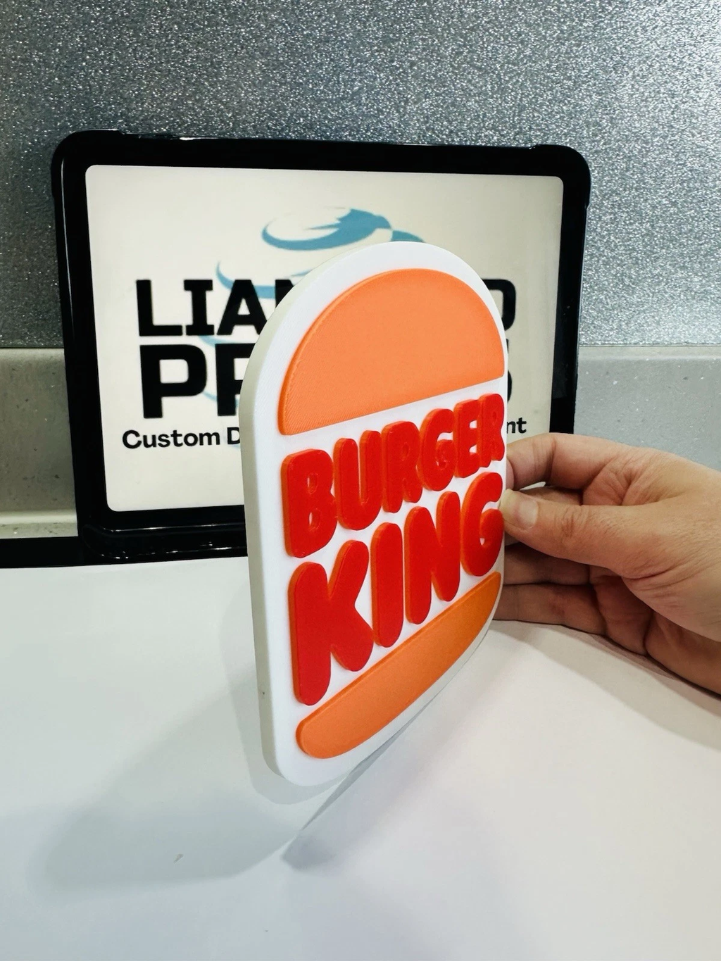 Decorative Burger King Restaurant Fast Food Wall Plaque logo Sign Display