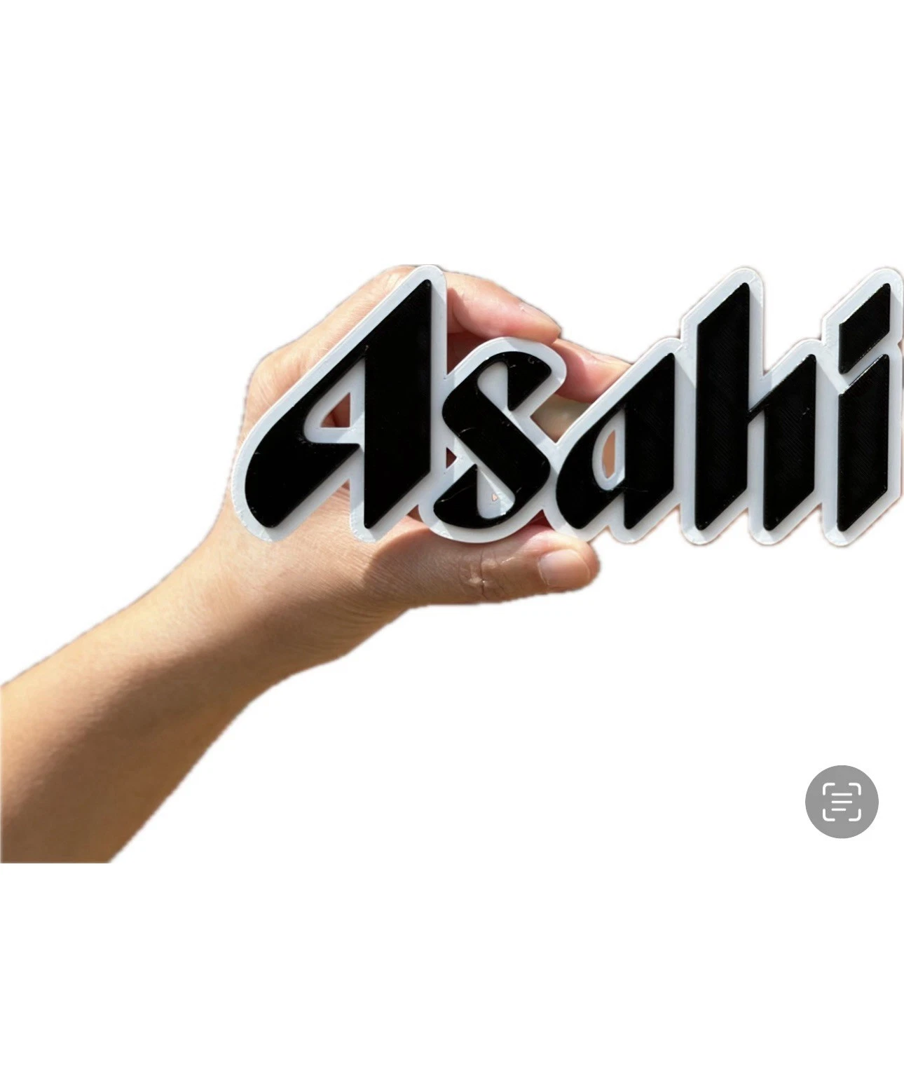 Decorative Asahi Bar Beer Sign Display two sizes small 16cm Large 25cm Mancave