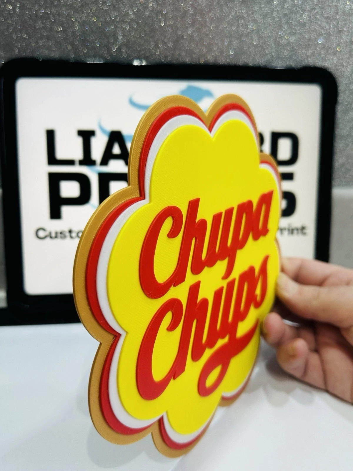 Decorative Chupa Chups Wall logo Sign Display 18cm Mancave Bar
