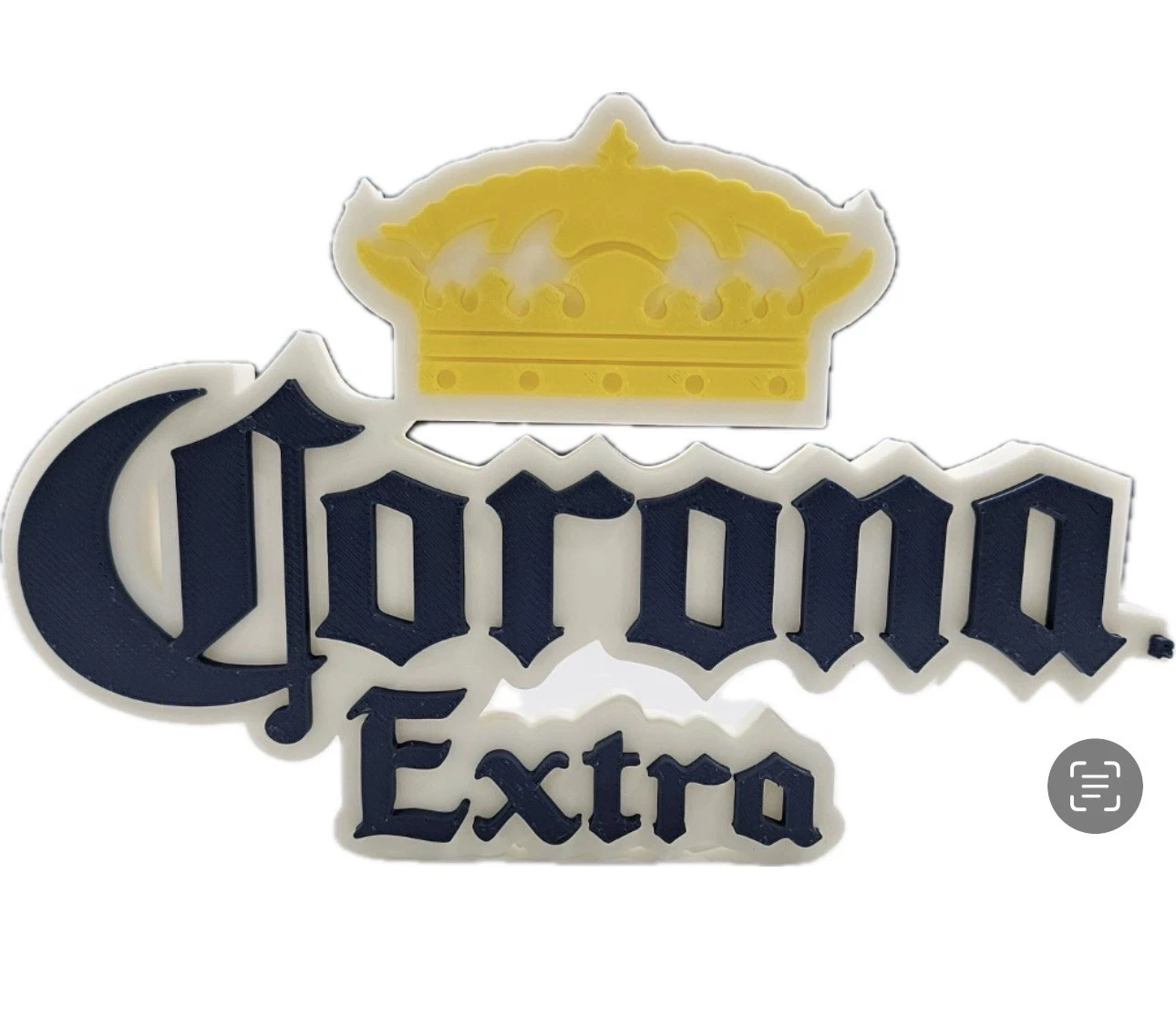 Decorative Corona extra Sign Display logo Beer 22cm Mancave Bar
