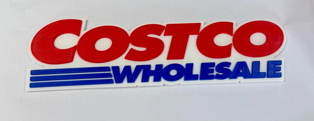 Decorative Costco Wholesale Sign Display two sizes s16cm Large 25cm Mancave