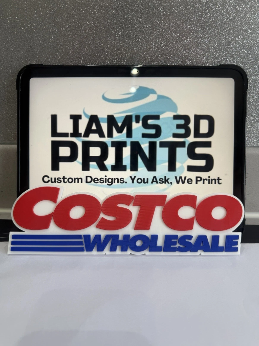 Decorative Costco Wholesale Sign Display two sizes s16cm Large 25cm Mancave