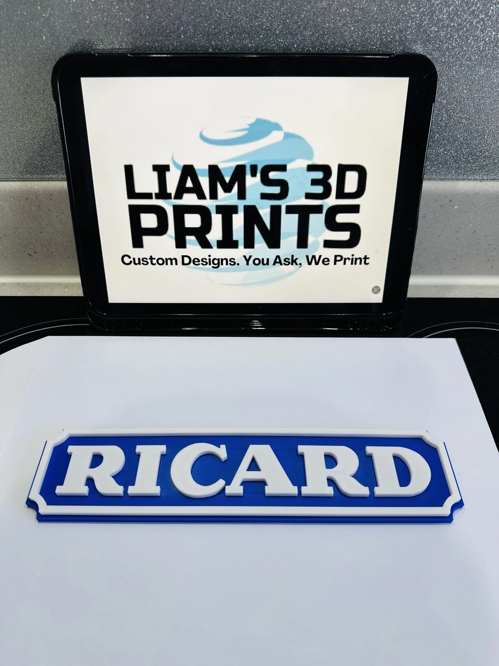 Decorative Ricard Bar Sign Display Wall Mancave Garage Logo