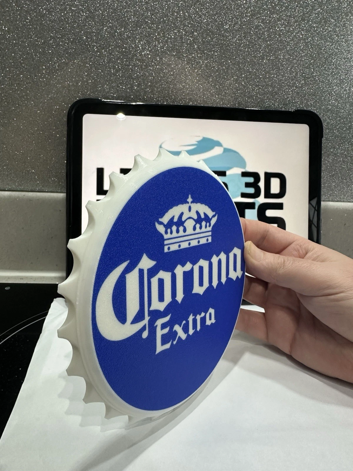 Decorative Corona Extra Sign Display logo Beer 16cm Bottle Cap Mancave Bar