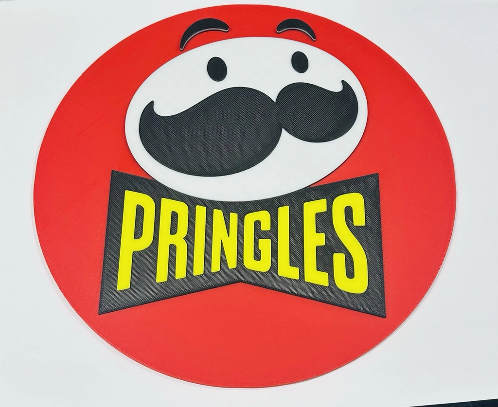 Decorative Pringles Crisp Tube logo Sign Display Wall Mancave Room