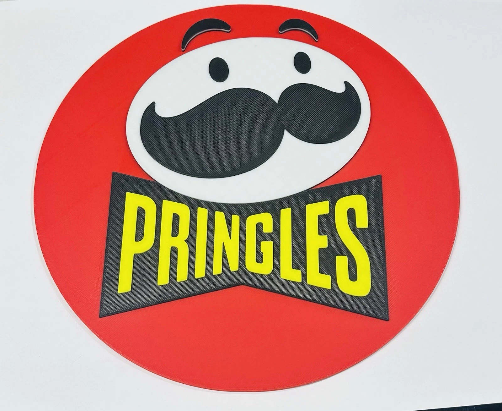 Decorative Pringles Crisp Tube logo Sign Display Wall Mancave Room