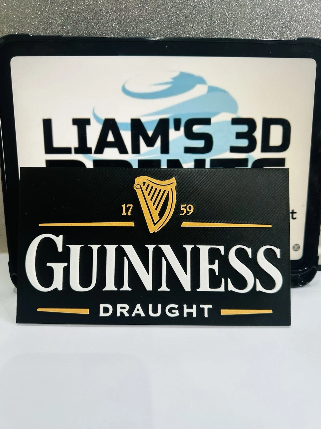 Decorative Guinness Beer Wall Plaque logo Sign Display Drink Bar Mancave