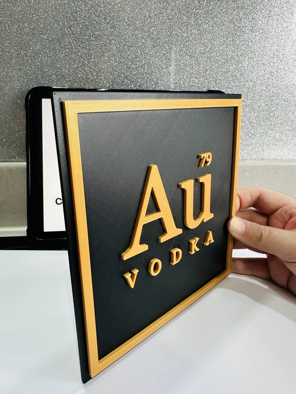 Decorative AU Vodka Bar Sign Display Wall Mancave Garage Logo