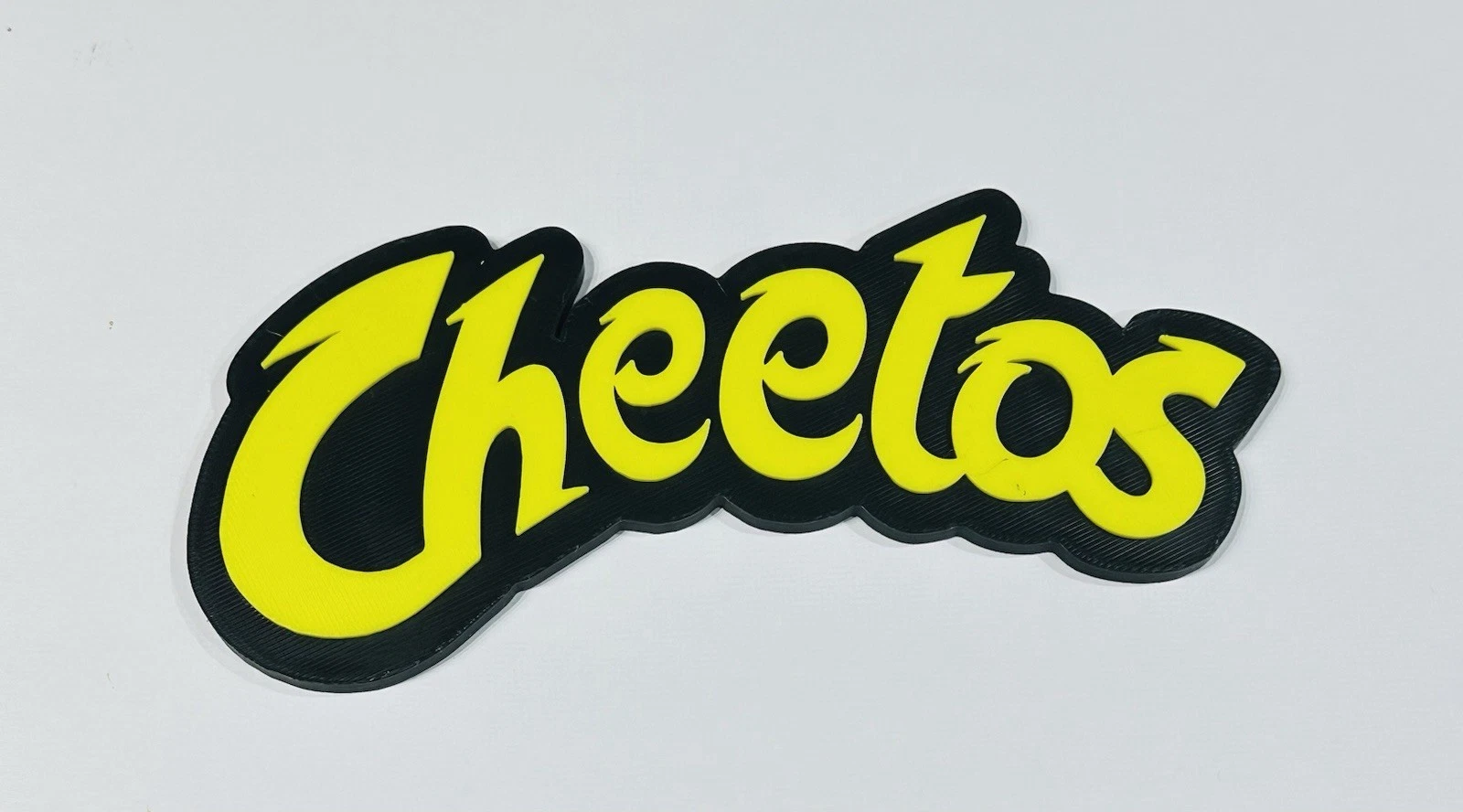 Decorative Cheetos logo Sign Display two sizes small 16cm L 25cm