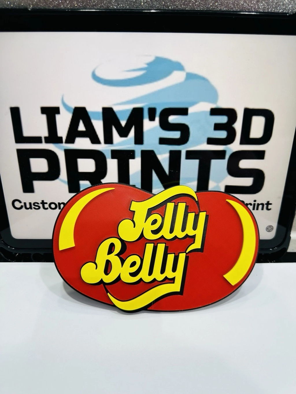 Decorative jelly Belly smelly logo Sign Display