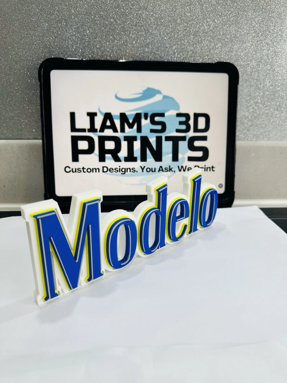 Decorative Modelo Bar Beer Sign Display Mancave