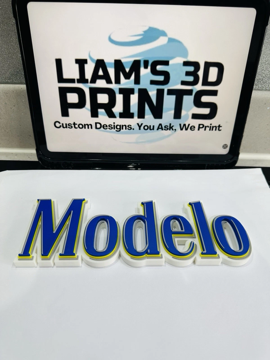 Decorative Modelo Bar Beer Sign Display Mancave