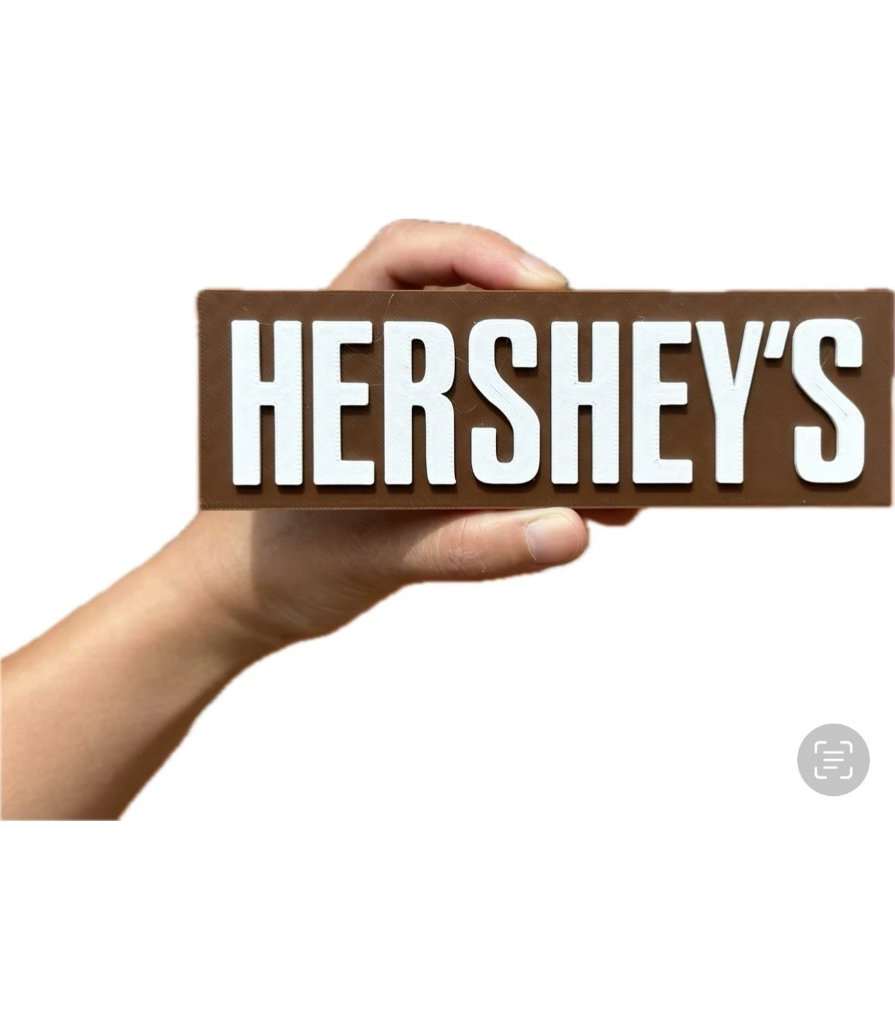 Decorative Hershey's Chocolate logo Sign Display two sizes small 16cm L 25cm