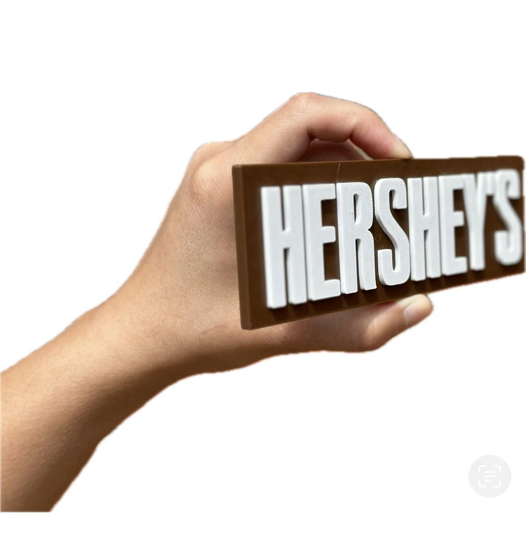 Decorative Hershey's Chocolate logo Sign Display two sizes small 16cm L 25cm