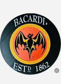 Decorative Bacardi Rum Sign Display Logo Mancave Bar Alcohol