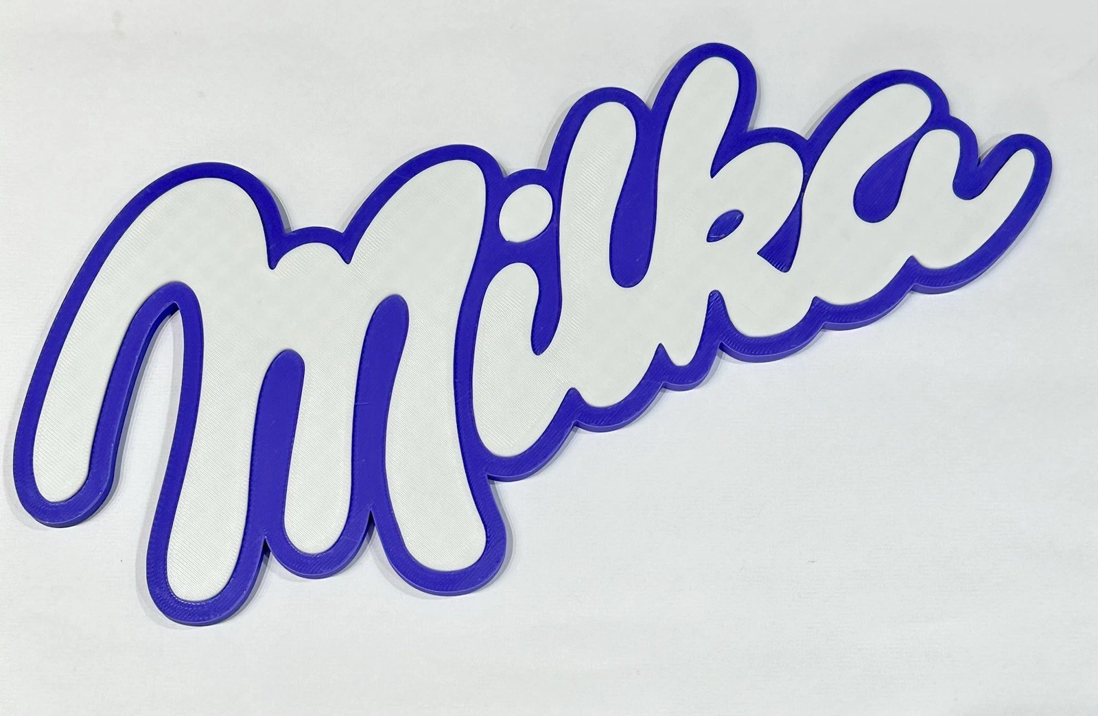 Decorative Milka logo Sign Display two sizes small 16cm L 25cm
