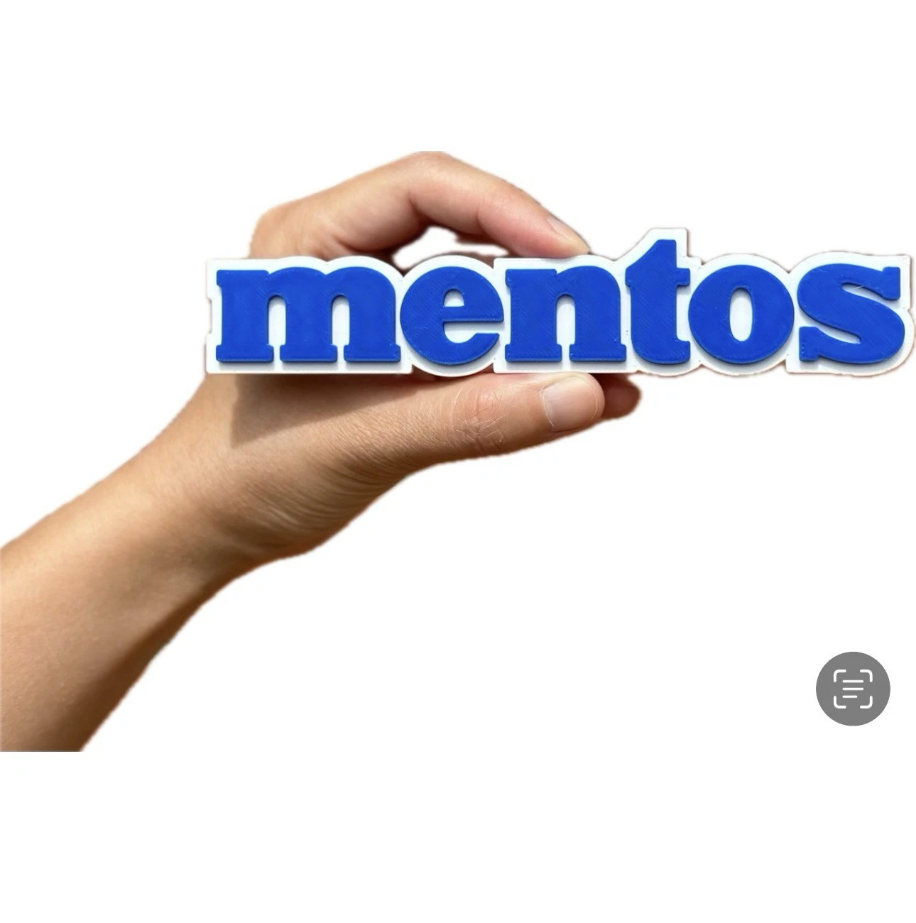 Decorative Mentos Mint logo Sign Display two sizes small 16cm L 25cm