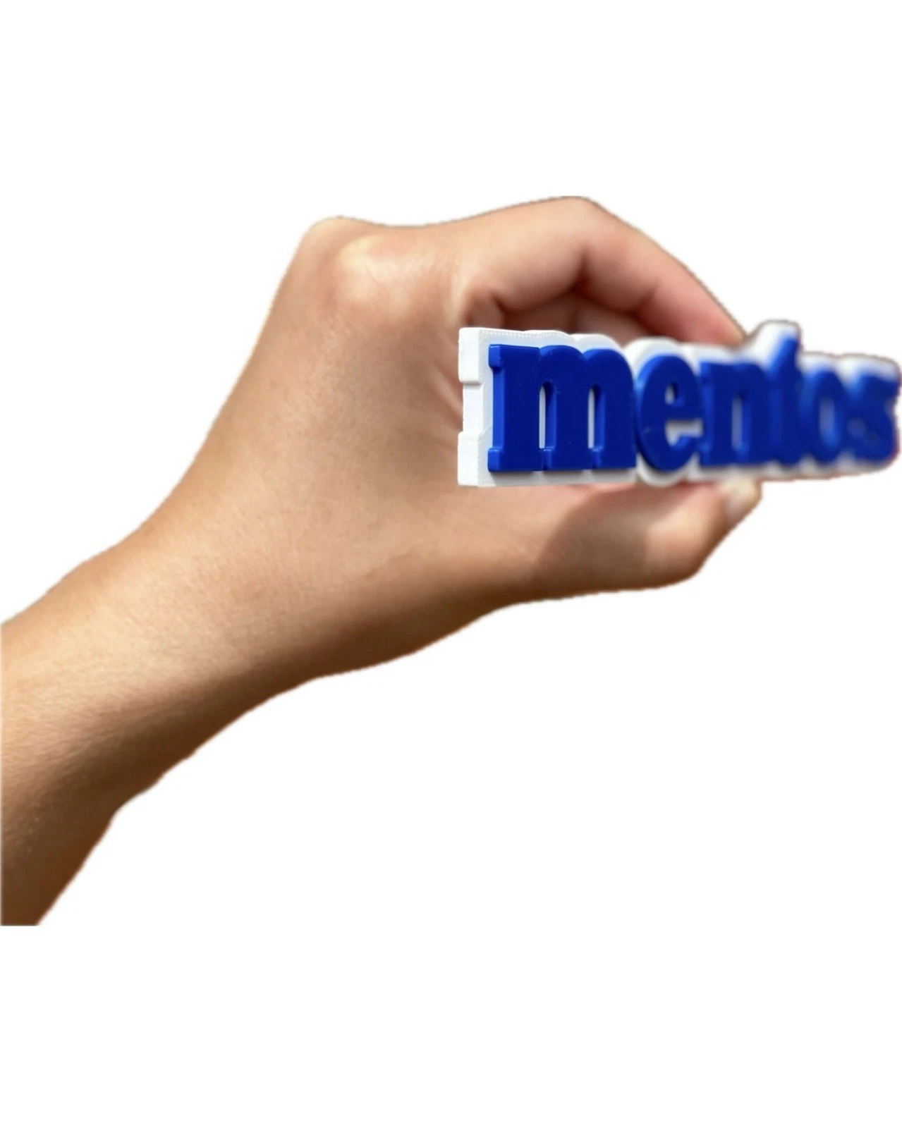 Decorative Mentos Mint logo Sign Display two sizes small 16cm L 25cm