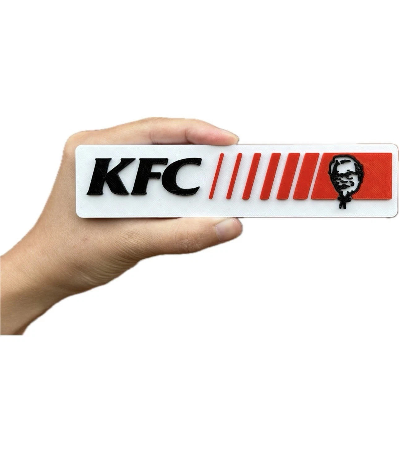 Decorative KFC logo Sign Display two sizes small 16cm L 25cm