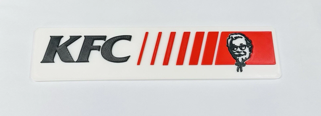 Decorative KFC logo Sign Display two sizes small 16cm L 25cm