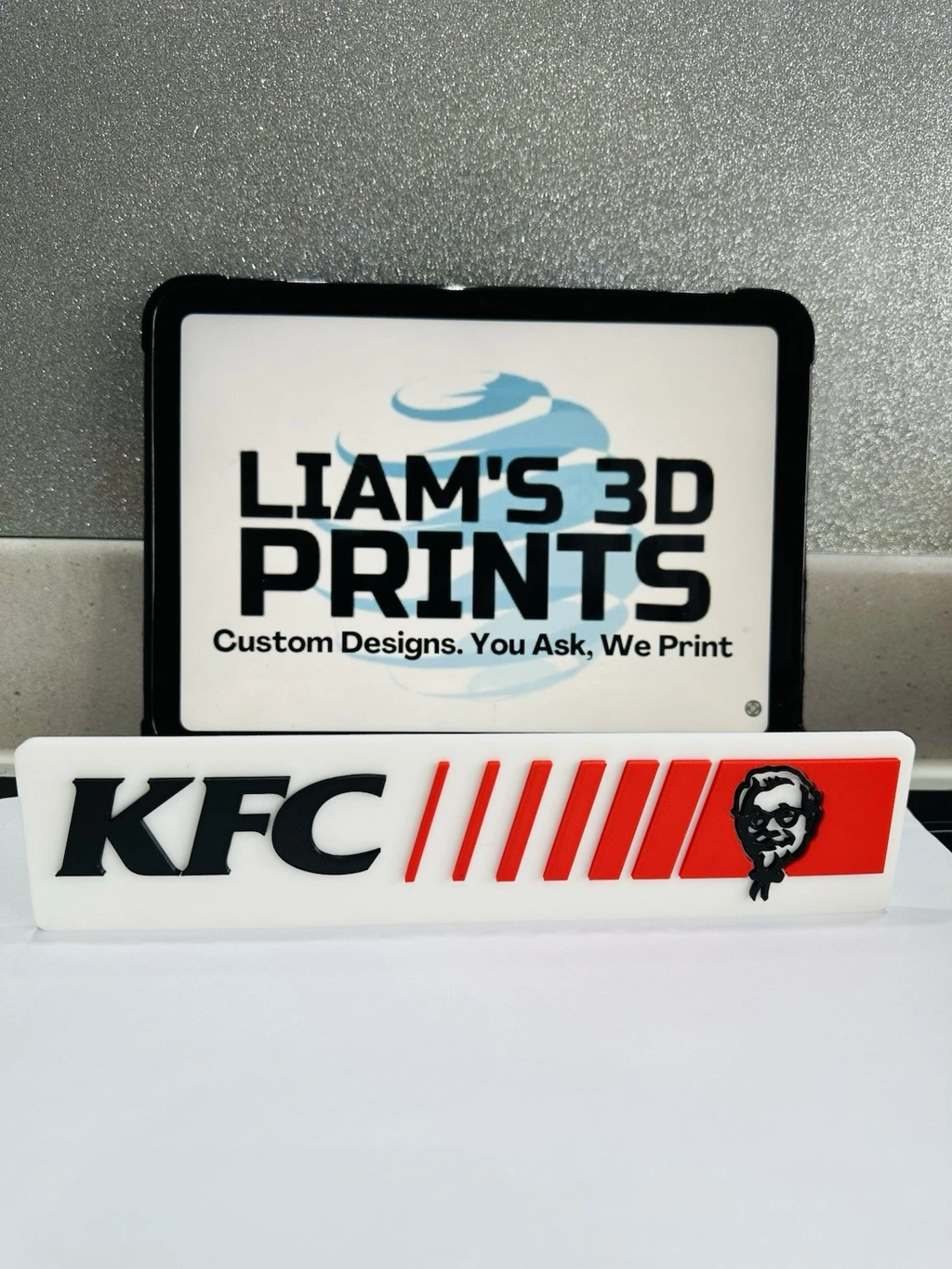 Decorative KFC logo Sign Display two sizes small 16cm L 25cm