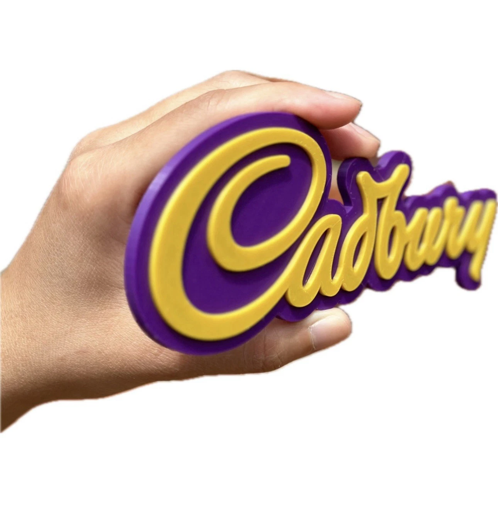 Decorative Cadbury logo Sign Display two sizes small 16cm L 25cm