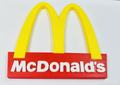 Decorative McDonalds Self Standing Logo 3d Print Mancave