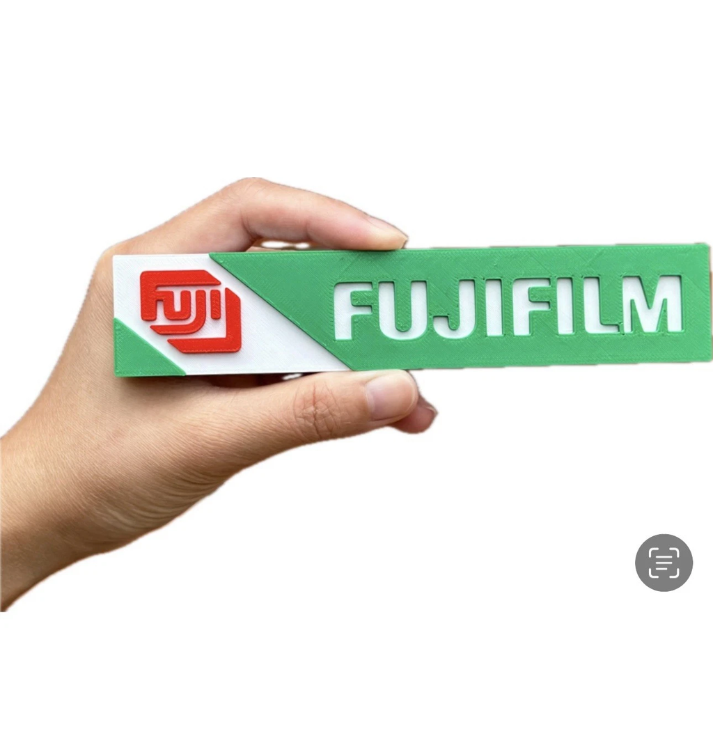 Decorative Fujifilm logo Sign Display two sizes small 16cm Large 25cm