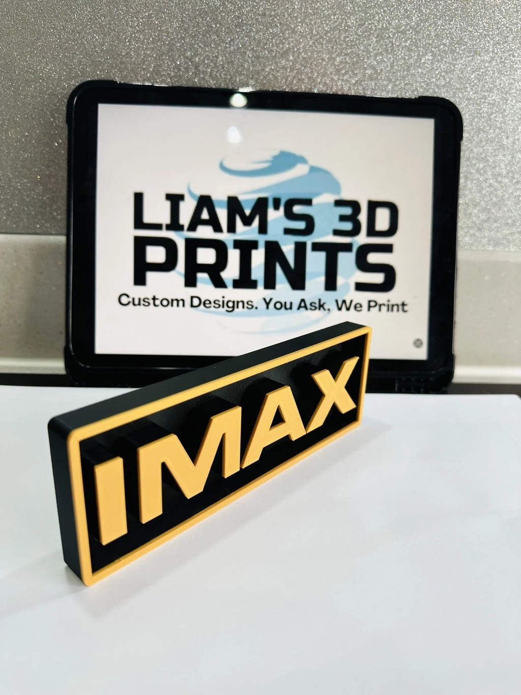 Decorative IMAX Box Sign Shelf Wall Home Cinema 2 Sizes
