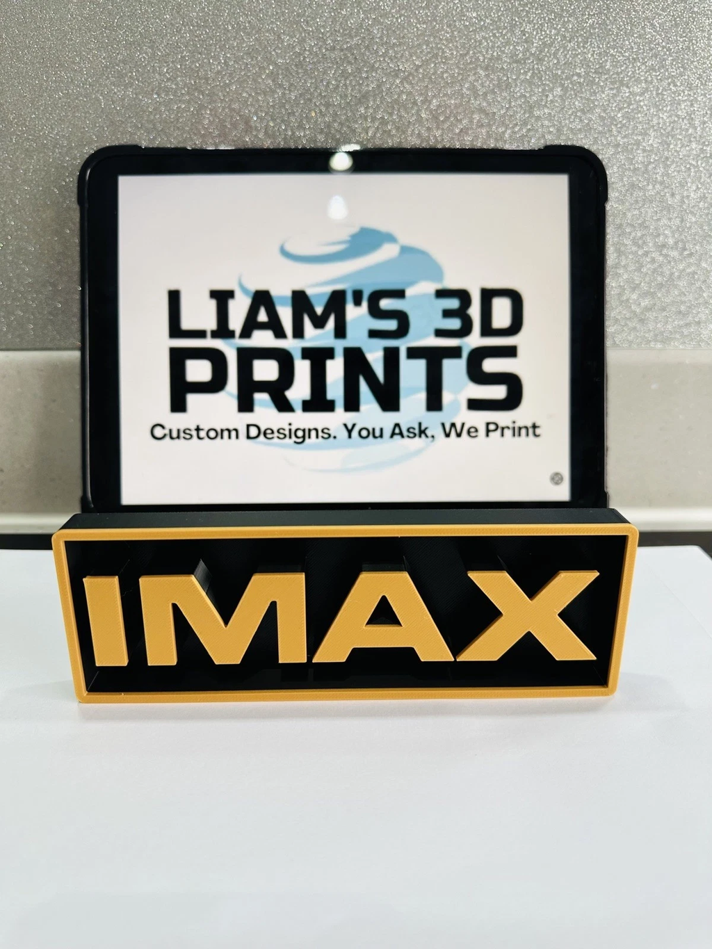 Decorative IMAX Box Sign Shelf Wall Home Cinema 2 Sizes