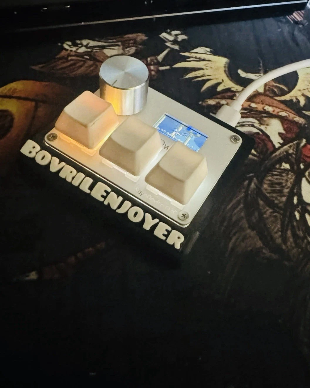 Personalised SayoDevice O3C Holder Custom Name Any Colour PC Geometry Dash