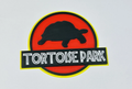 Novelty Beware Of Tortoise Park Home logo Plaque Sign Turtle Enclosure Pet Gift