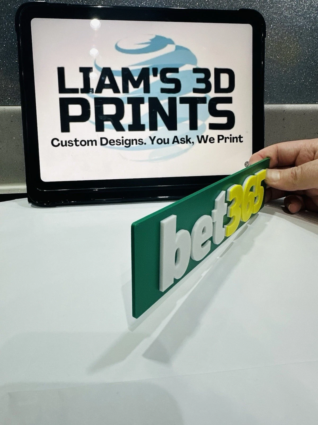 Decorative Bet 365 Logo Sign Display Mancave Bar
