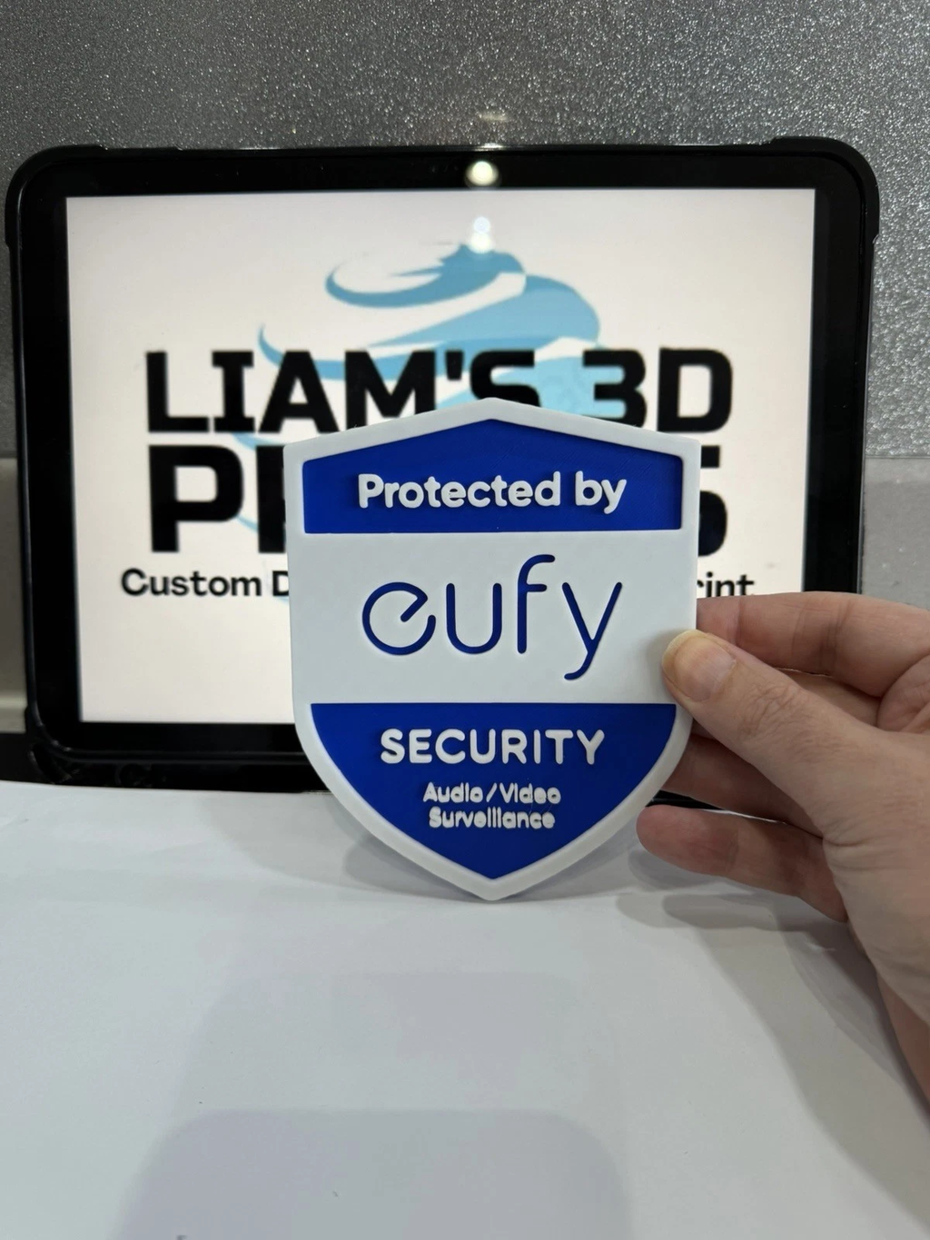 Decorative Eufy Doorbell Security logo Sign Display Home Door Bell