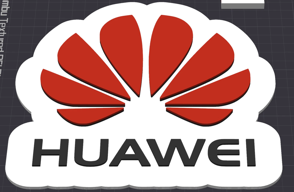 Decorative Huawei Logo Flat Wall Plaque Sign Display Room Phone